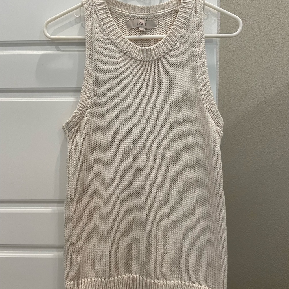Loft sweater tank